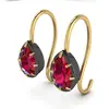 Pear Shaped 0.5ct Ruby Earrings thumbnail
