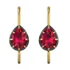 1. Pear Shaped 0.5ct Ruby Earrings thumbnail