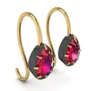 2. Pear Shaped 0.5ct Ruby Earrings thumbnail